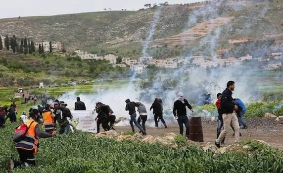 مواجهات مع الاحتلال في قرية المغير